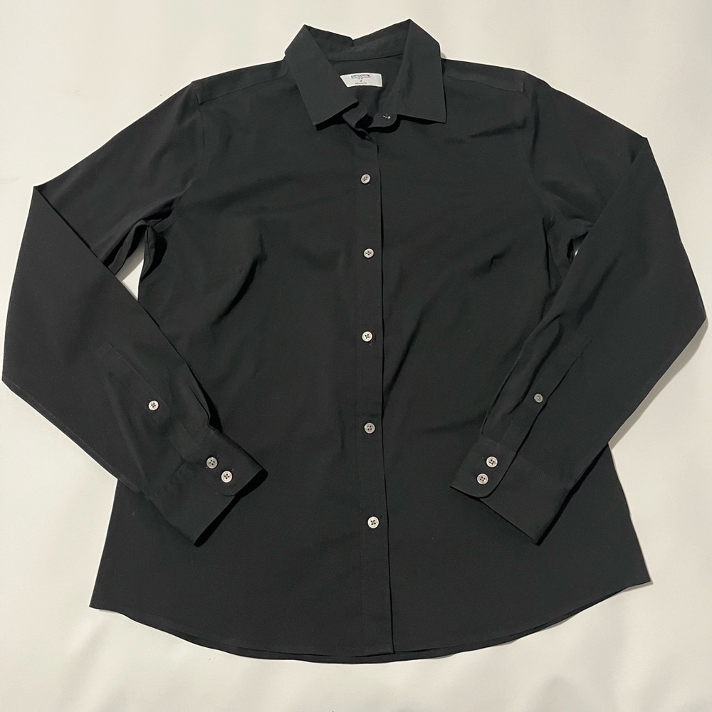 UNTUCKit For Her Women's Size 4 Black Button Up Shirt